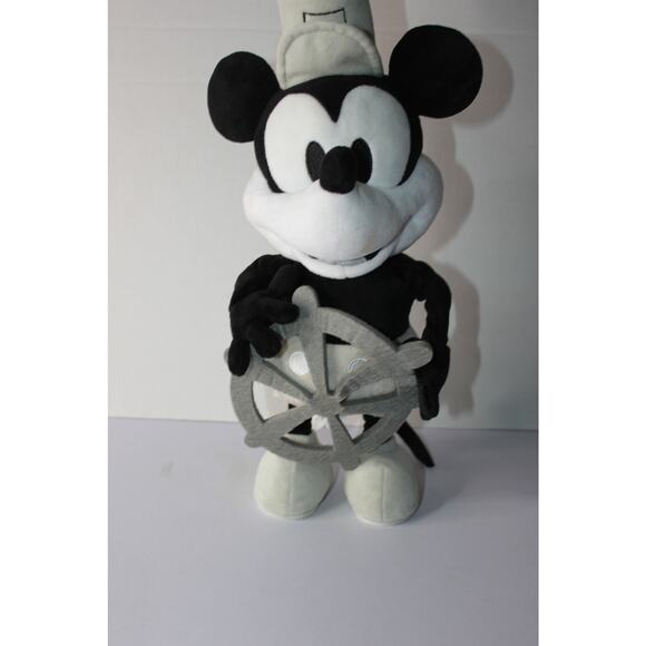 Mickey Mouse Steamboat Willie 90th Special Edition 17” Plush Target Animated - Picture 1 of 4